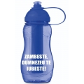 Bidon plastic ABS blu pentru baut, Zambeste Bidon plastic ABS blu pentru baut, Zambeste